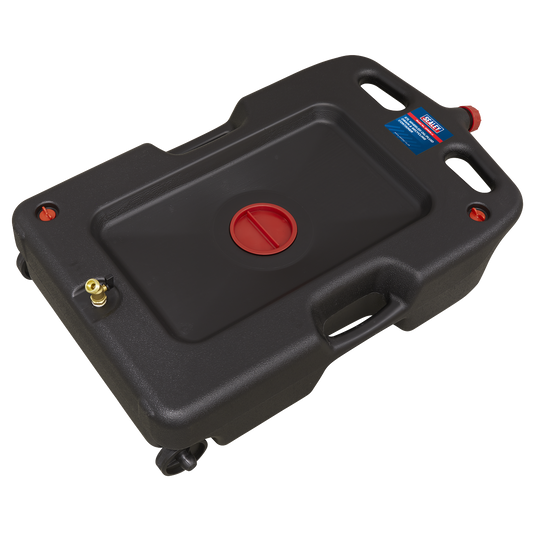 Oil/Fluid Drain & Recycling Container with Wheels 57L