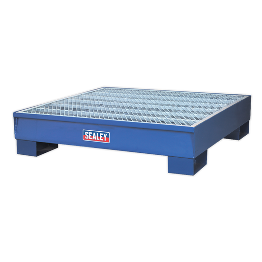 Steel Barrel Bund/Spill Pallet 1200 x 1200 x 275mm