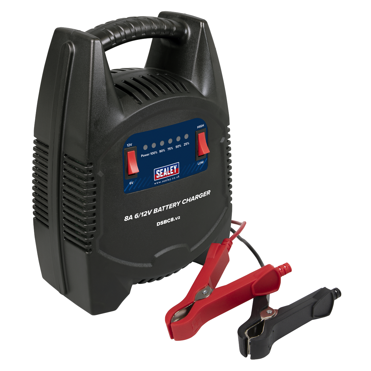 8A 6/12V Battery Charger 230V