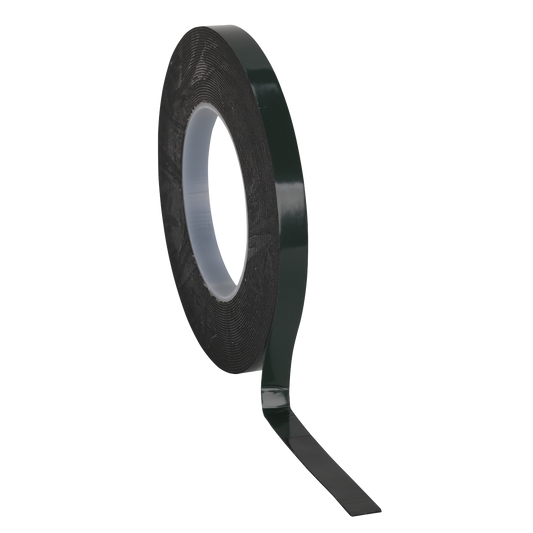 Double-Sided Adhesive Foam Tape 12mm x 10m - Green Backing