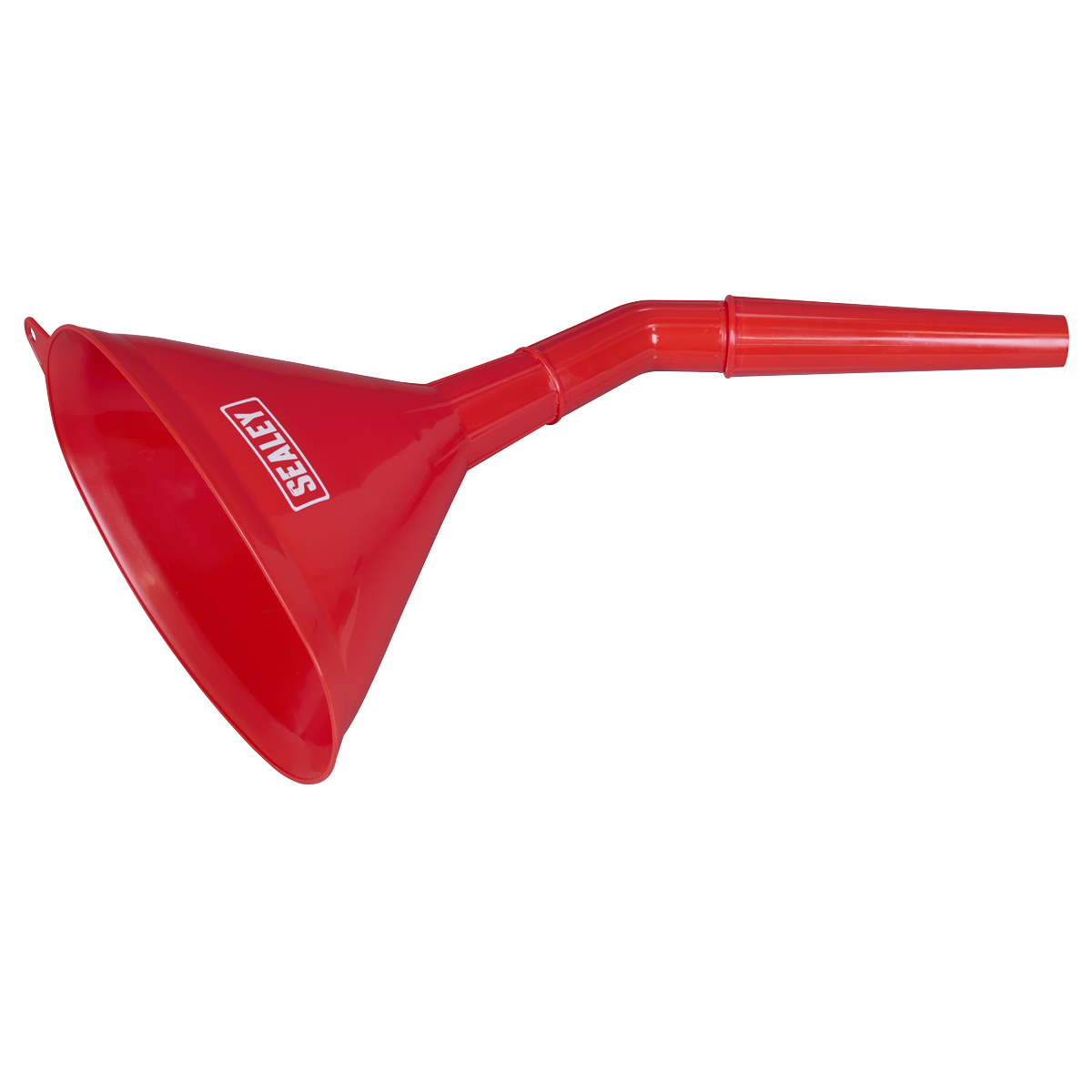 Angled Spout Oval Funnel with Filter 200mm - Medium