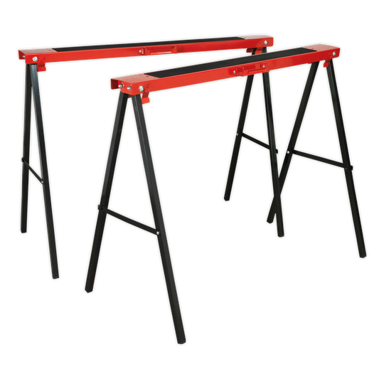 Fold Down Trestles 100kg Capacity per Trestle - Pair