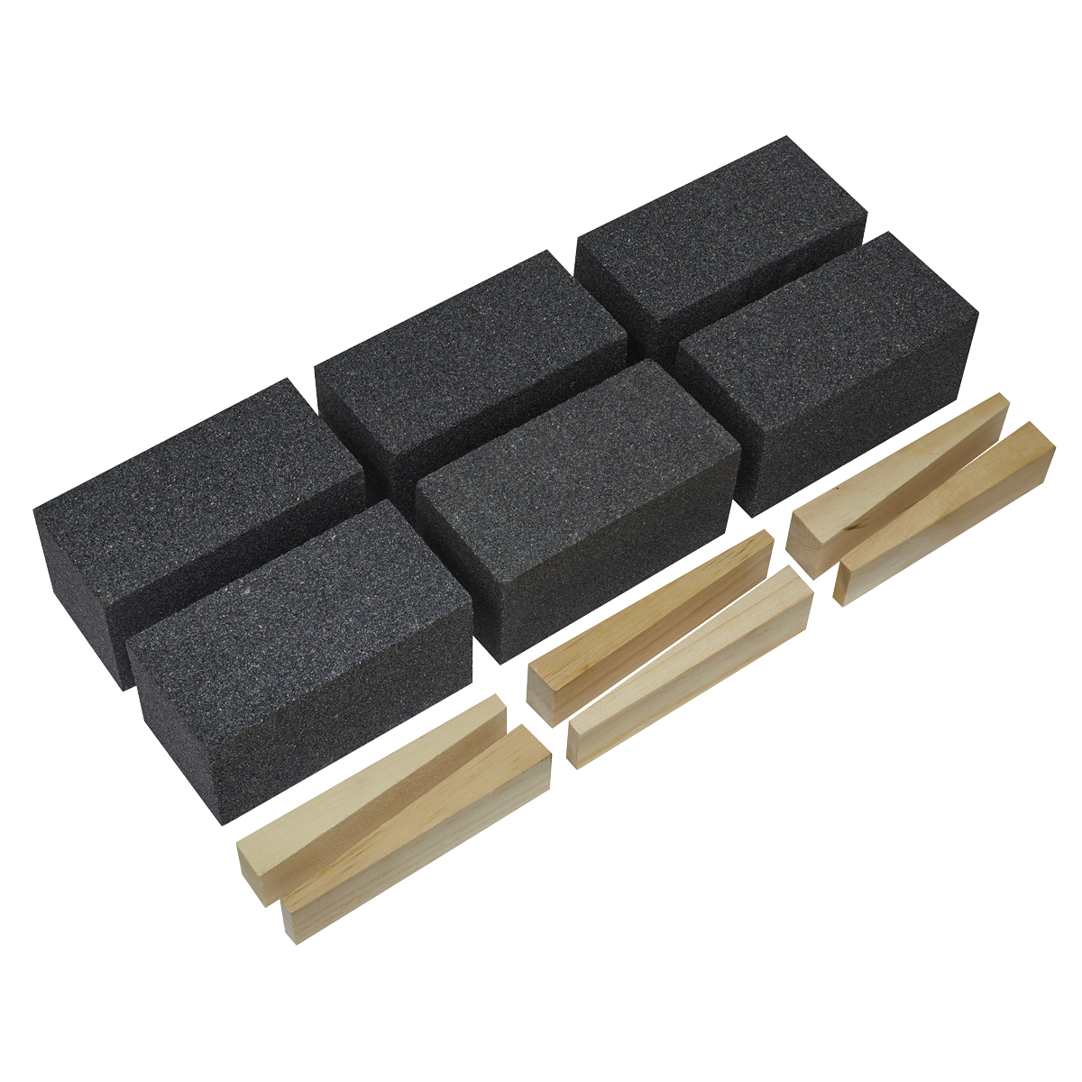 Worksafe® 50 x 50 x 100mm Floor Grinding Block 24Grit - Pack of 6