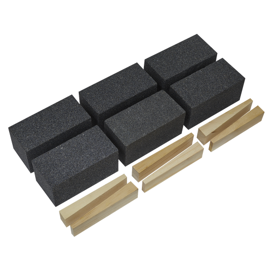 Worksafe® 50 x 50 x 100mm Floor Grinding Block 24Grit - Pack of 6