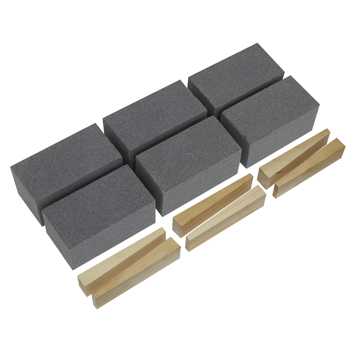 Worksafe® 50 x 50 x 100mm Floor Grinding Block 60Grit - Pack of 6