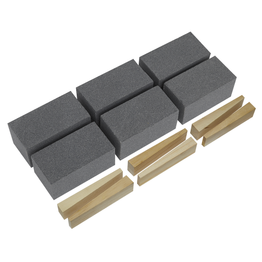 Worksafe® 50 x 50 x 100mm Floor Grinding Block 60Grit - Pack of 6