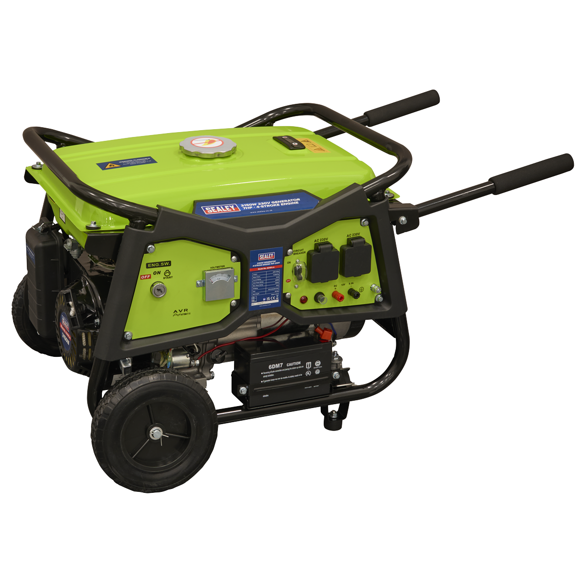 3150W Generator 4-Stroke Engine 7hp 230V