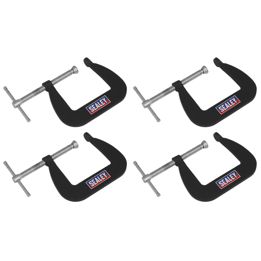 Junior C-Clamp Set 64 x 64mm 4pc