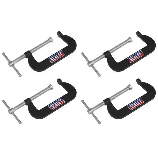 Junior C-Clamp Set 76 x 35mm 4pc
