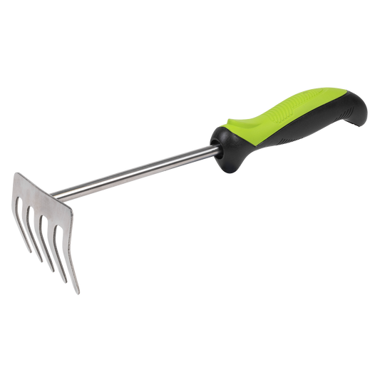 Hand Rake with Soft Grip Handle & Stainless Steel Tines 310mm