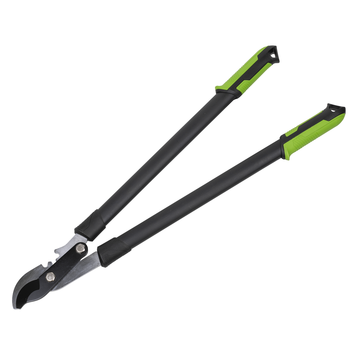 Bypass Lopping Shears with Soft Grip Handle, Geared & Carbon Steel Blade