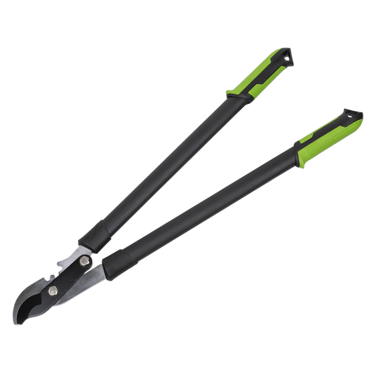 Bypass Lopping Shears with Soft Grip Handle, Geared & Carbon Steel Blade