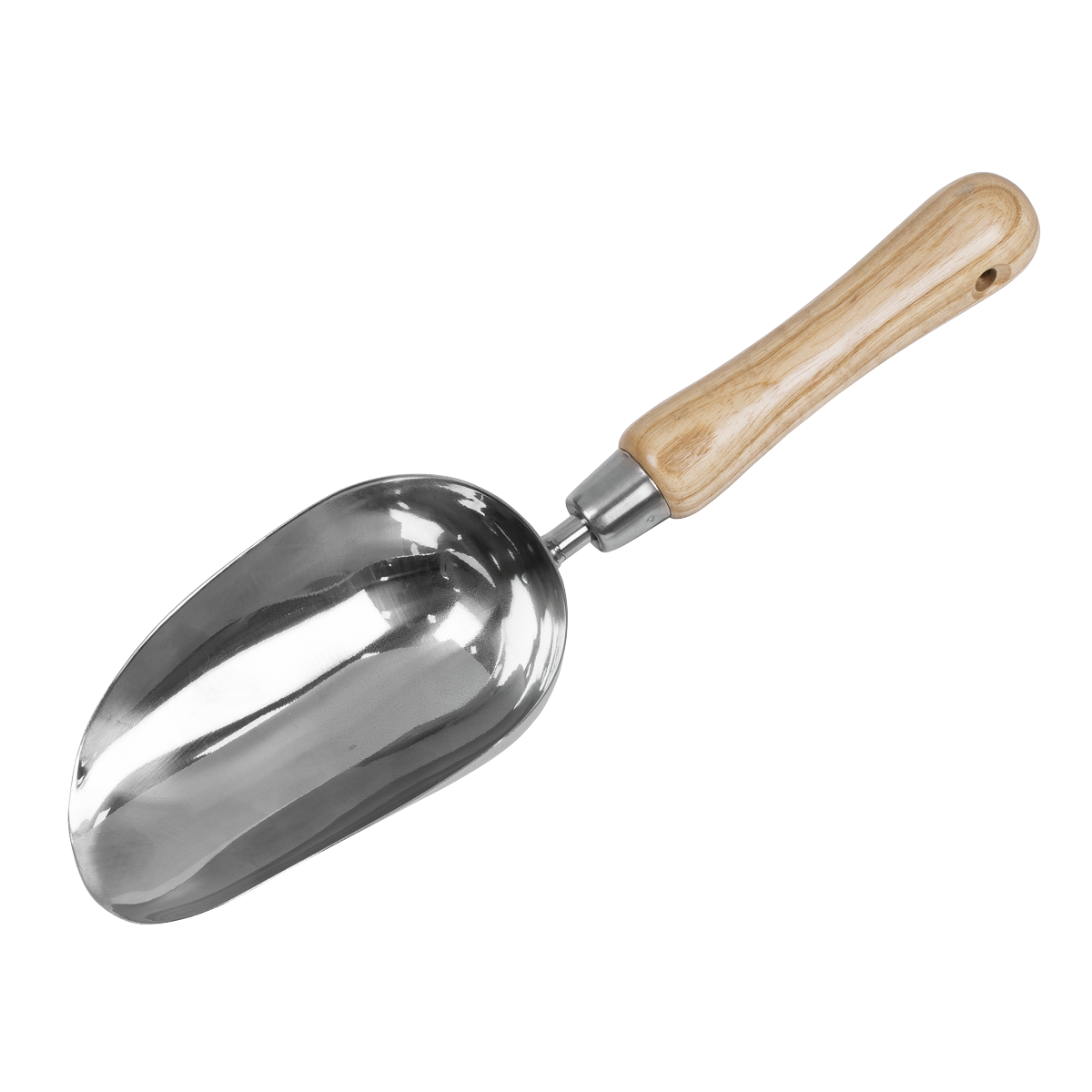 Premier Garden Scoop with Ash Handle & Stainless Steel Head