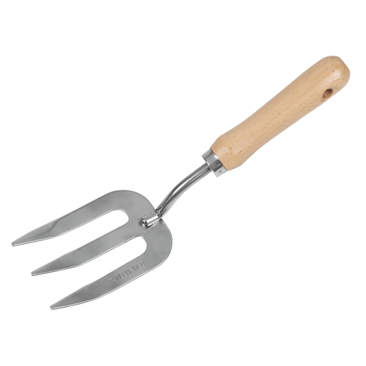 Premier Garden Hand Fork with Ash Handle & Stainless Steel Tines