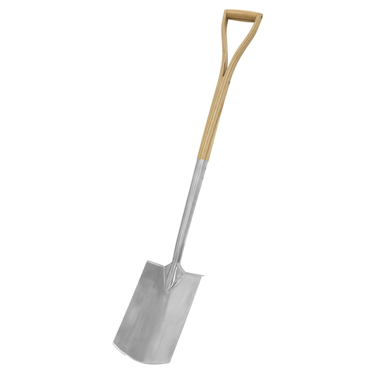 Premier Digging Spade with Ash Y Handle & Stainless Steel Blade