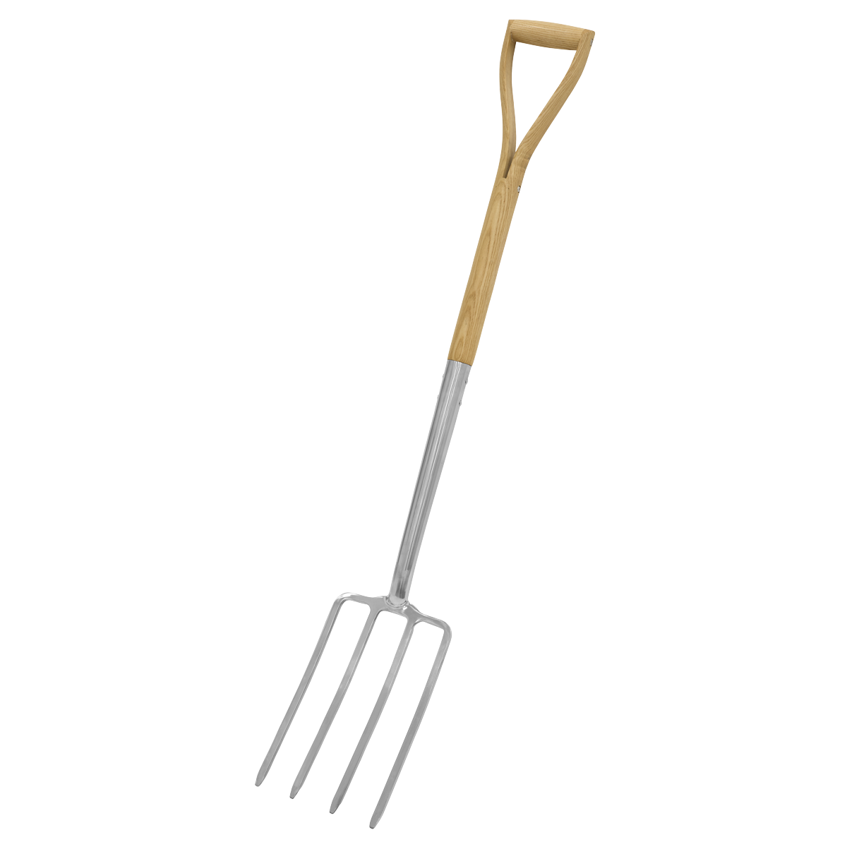 Premier Digging Fork with Ash Handle & Stainless Steel Tines