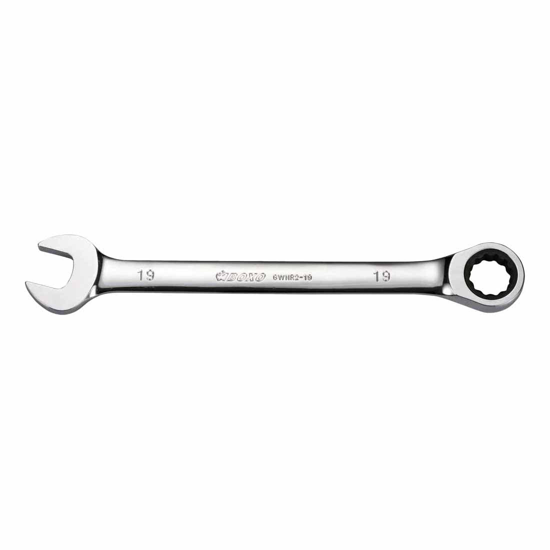BOXO Non-Reversible Ratcheting Spanner - Sizes 8mm to 19mm