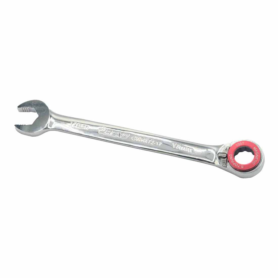 BOXO 100T Ratcheting Combination Spanners with Magnetic Stop Ring - Sizes 8mm to 19mm