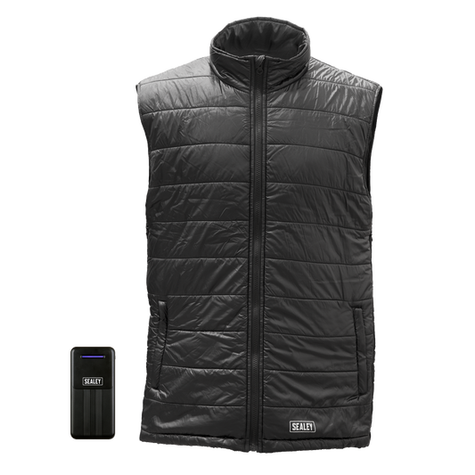 5V Heated Puffy Gilet with Power Bank 20Ah - 44" to 52" Chest