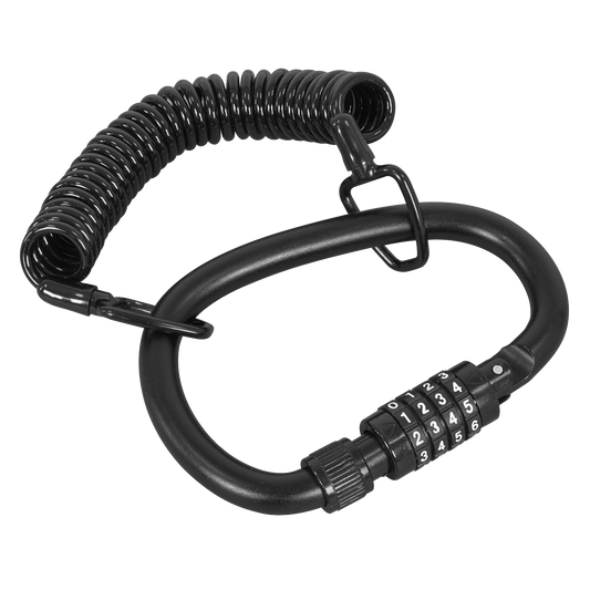 Helmet/Gear Lock with Cable