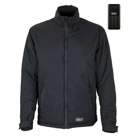 5V Heated Rain Jacket with Power Bank 20Ah - Large