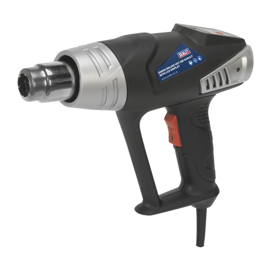2000W Deluxe Heat Gun Kit with LCD Display 80-600°C