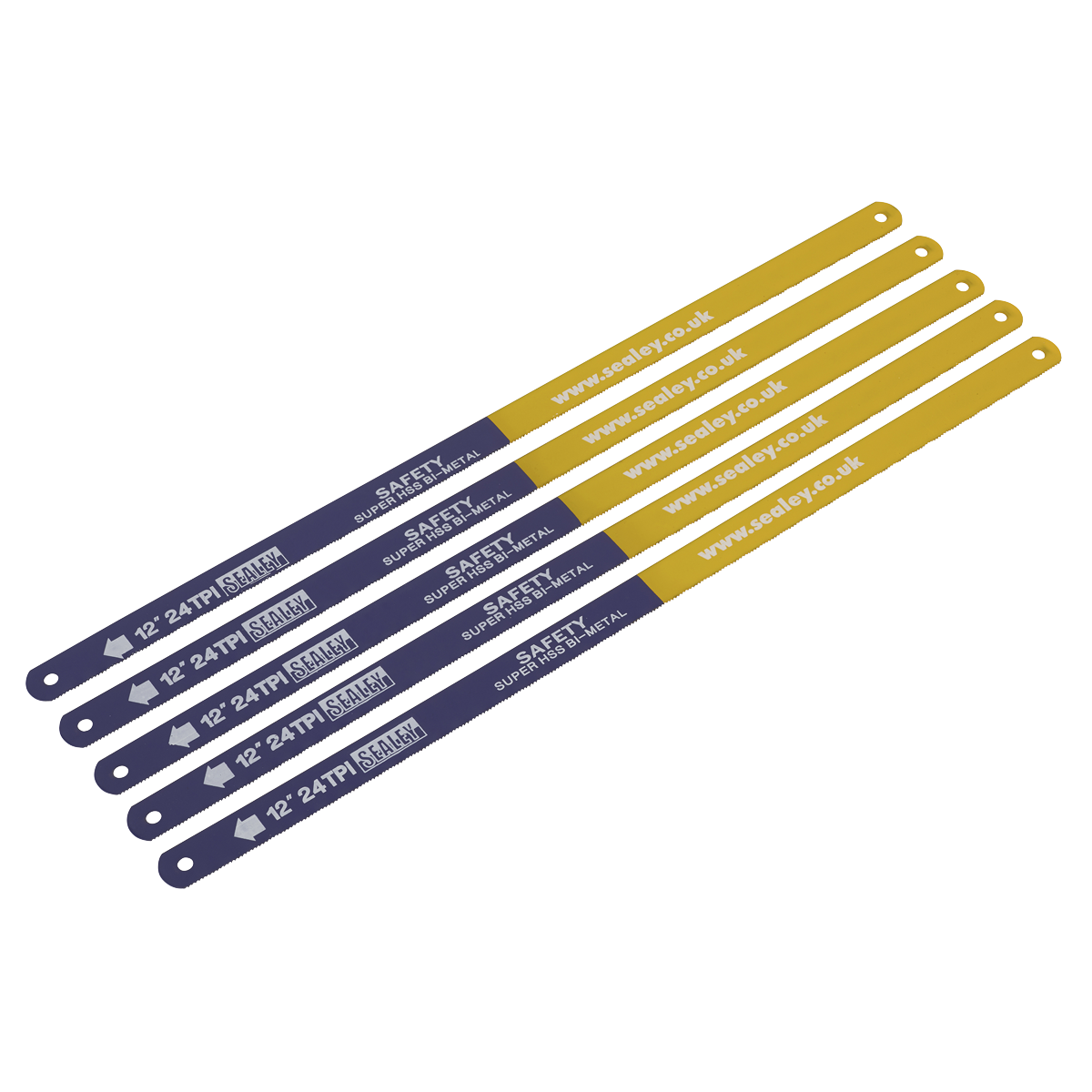 HSS Bi-Metal Hacksaw Blade 24tpi 300mm - Pack of 5