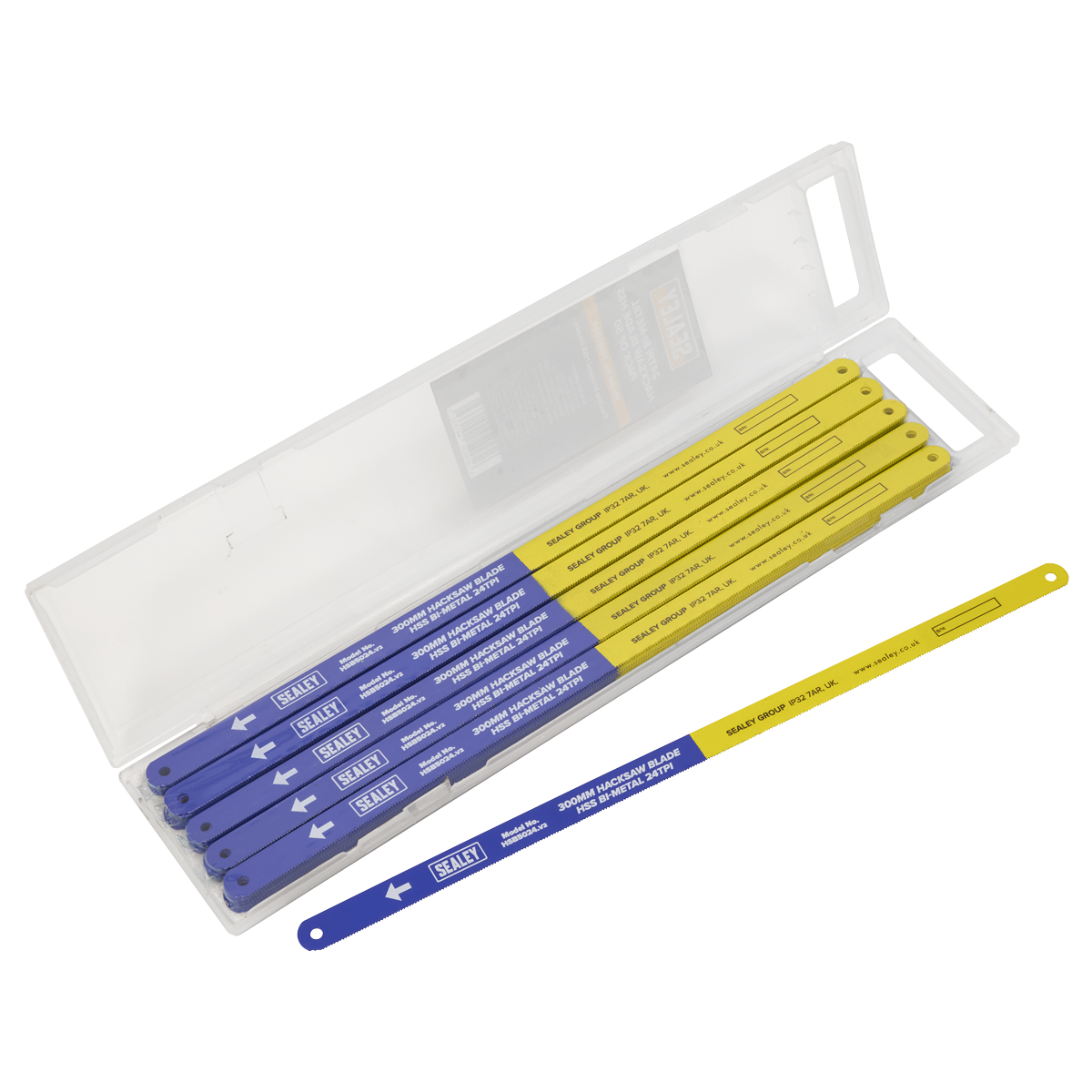 Hacksaw Blade 300mm HSS Bi-Metal 24tpi Pack of 50