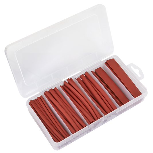 Heat Shrink Tubing Assortment 100mm 95pc - Red