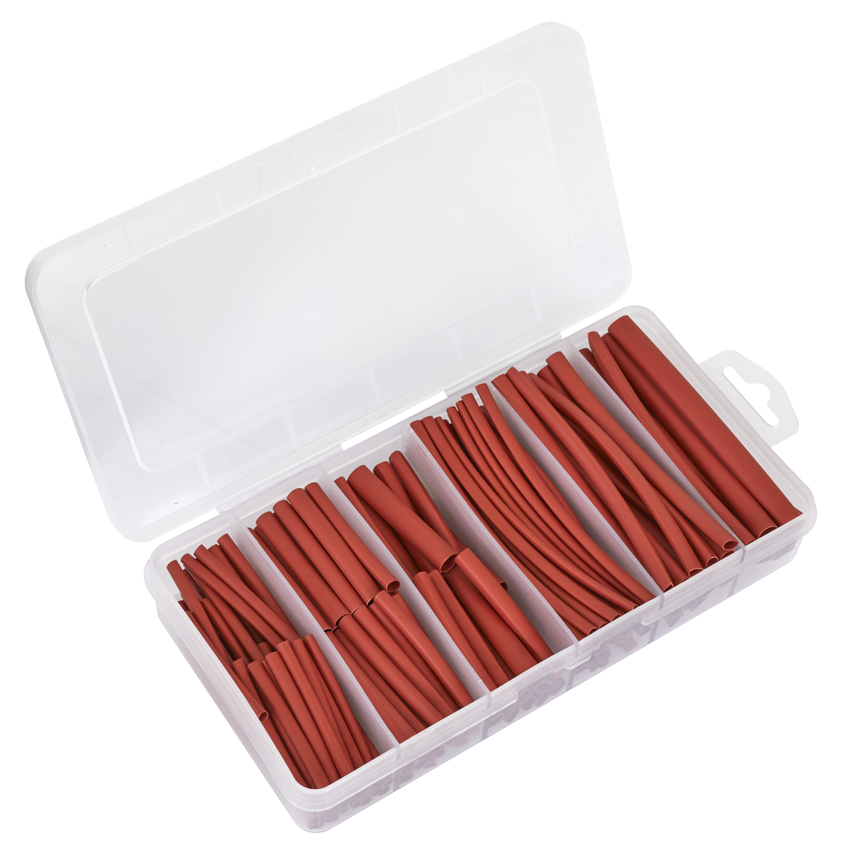 Heat Shrink Tubing Assortment 50 & 100mm 180pc - Red