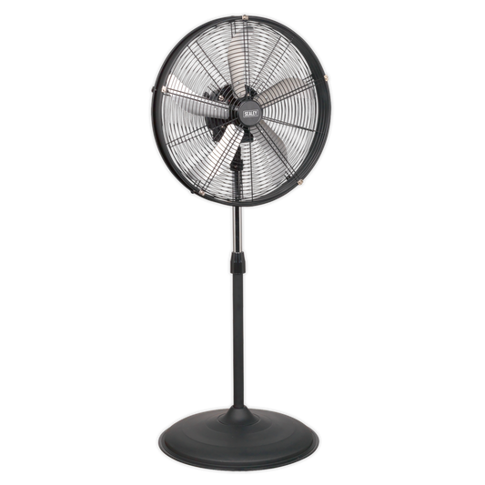 Industrial High Velocity Oscillating Pedestal Fan 20" 230V