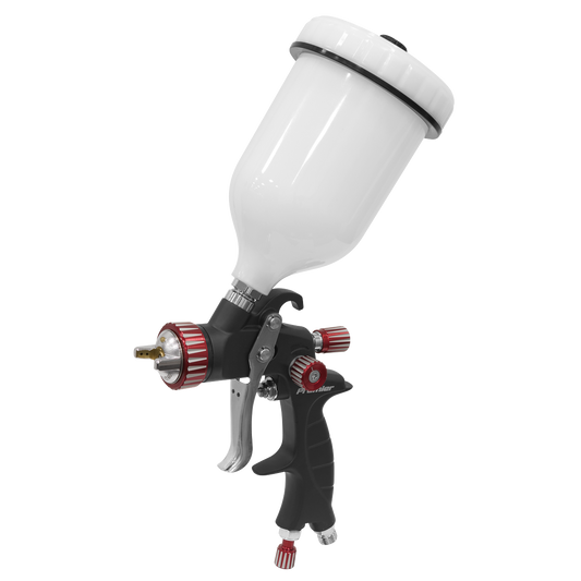 Premier Professional HVLP Gravity Feed Spray Gun 1.3mm Set-Up