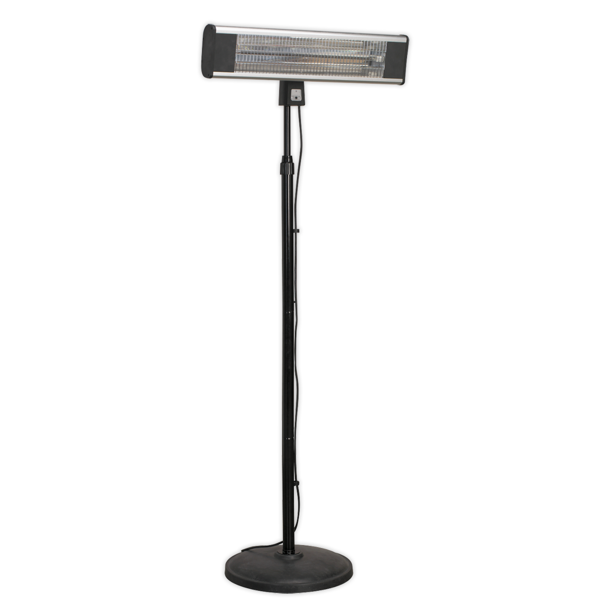 High Efficiency Carbon Fibre Infrared Patio Heater with Telescopic Floor Stand 1800W/230V