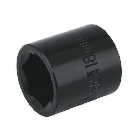 Premier Impact Socket 3/8"Sq Drive 18mm