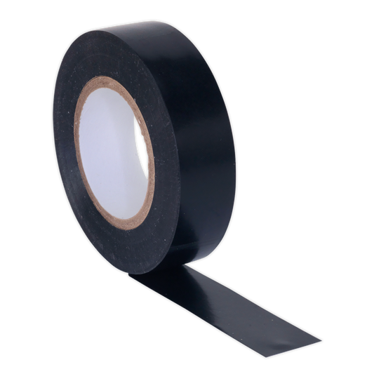 PVC Insulating Tape 19mm x 20m, Black - Pack of 10