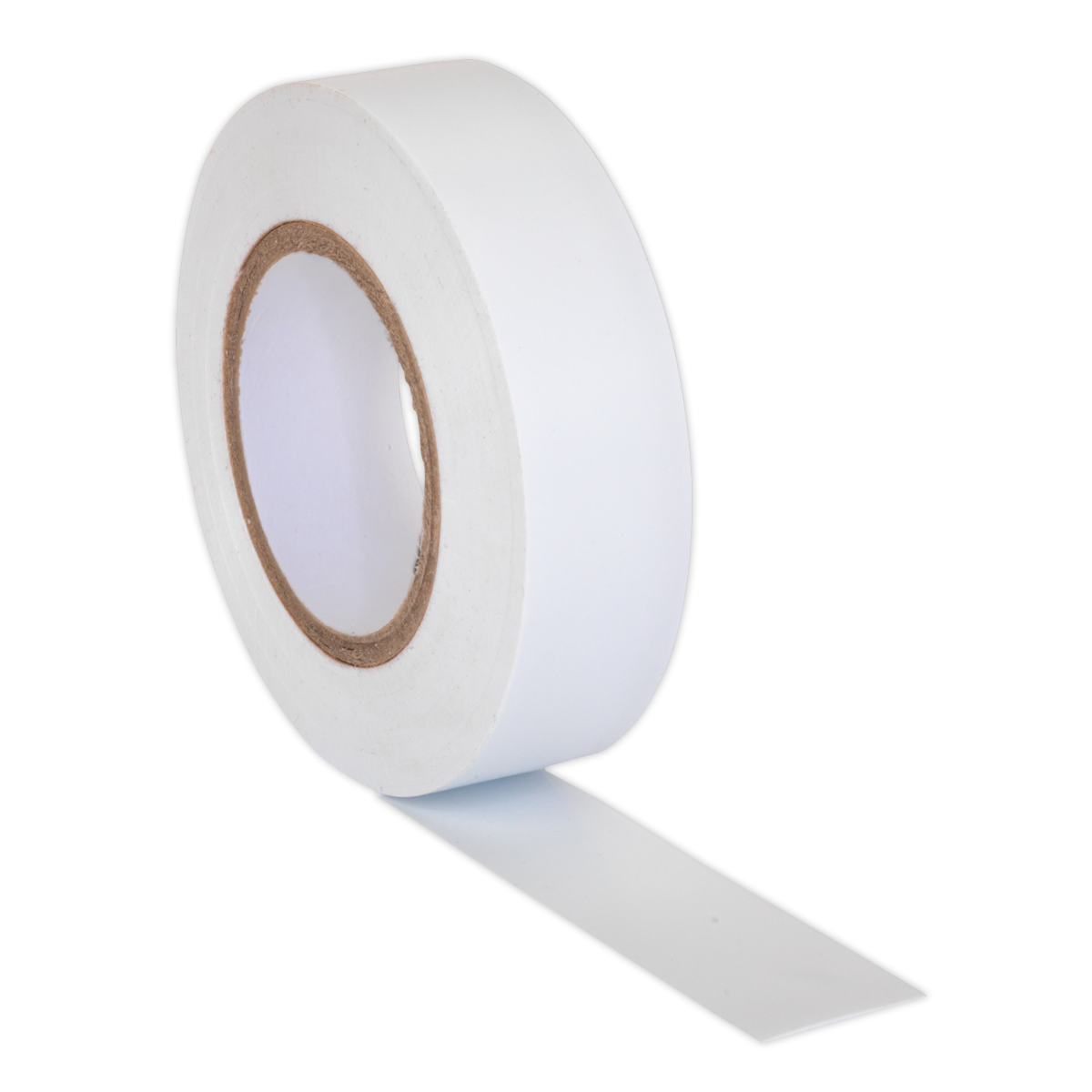 PVC Insulating Tape 19mm x 20m, White - Pack of 10