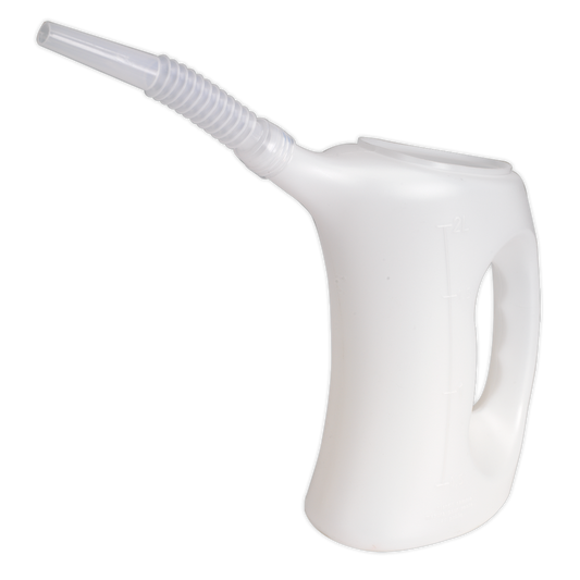 Measuring Jugs with Flexible Spout