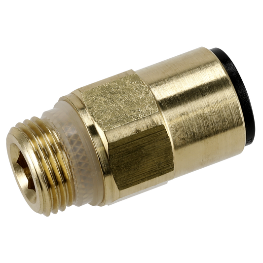 John Guest® Brass SuperThread Straight Adaptor 12mm x 3/8"BSP - Pack of 2