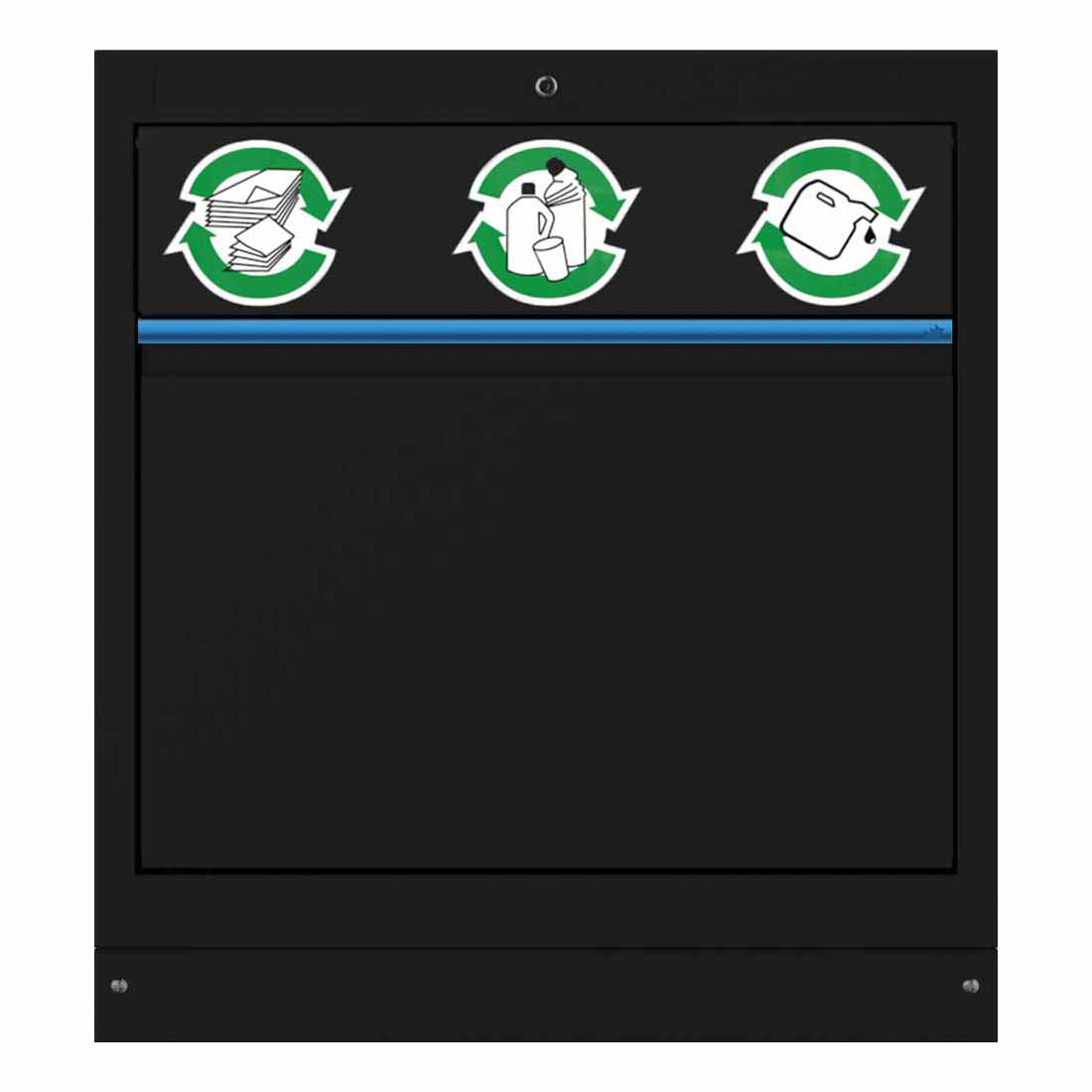 BOXO OSM 34" Recycle Bin Cabinet - Trim Variations Available