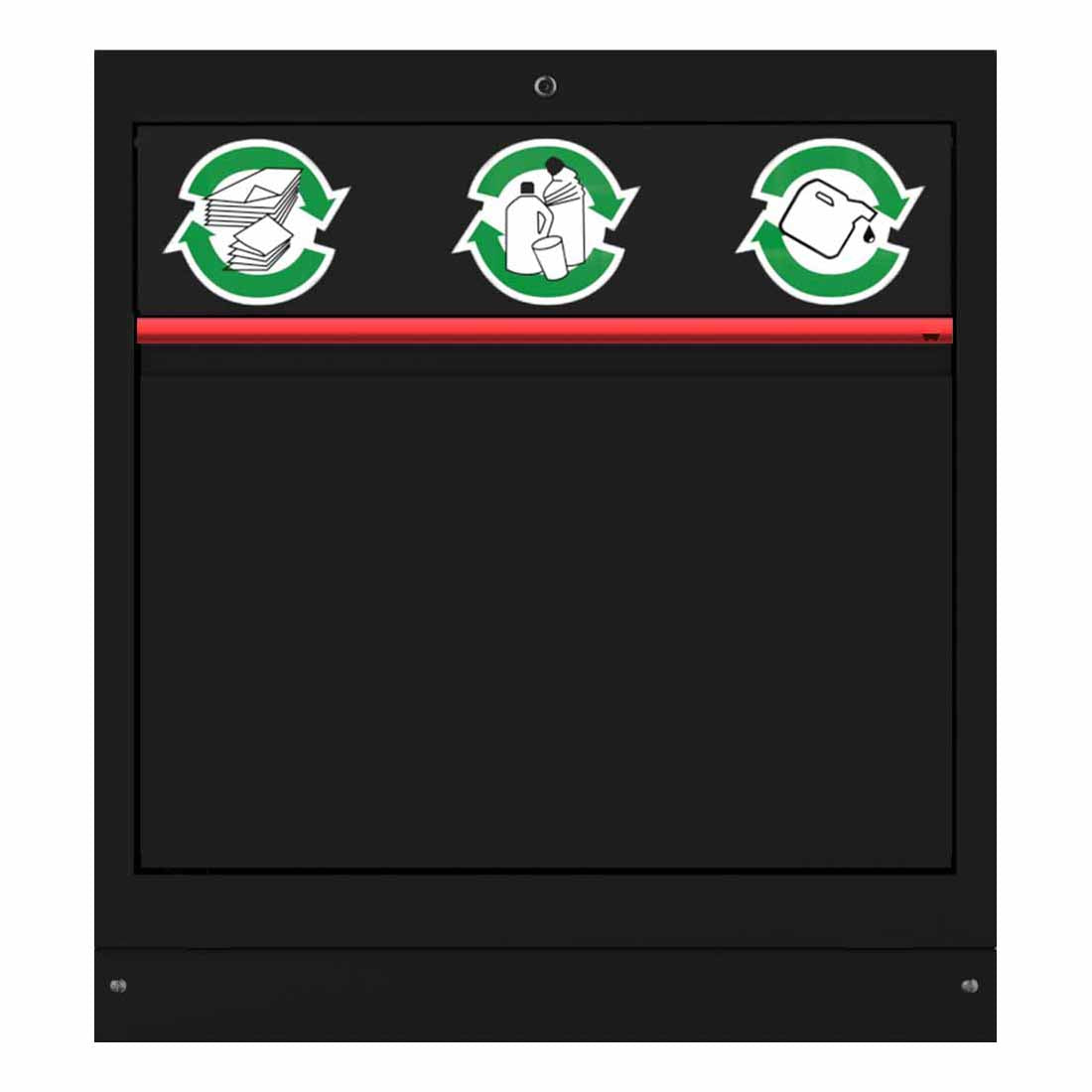 BOXO OSM 34" Recycle Bin Cabinet - Trim Variations Available