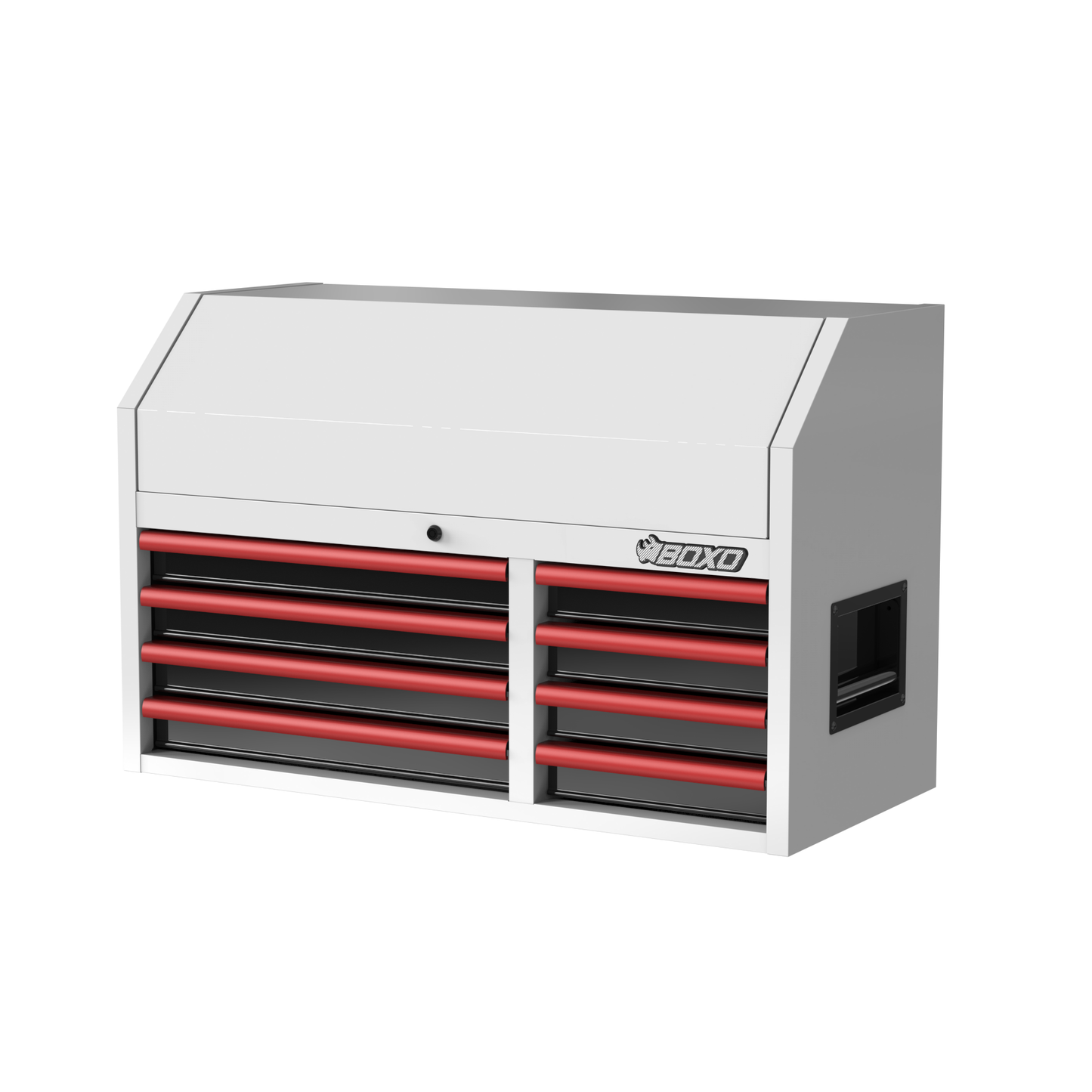 BOXO 41" 8 Drawer Top Box with Drawer Trim Pack - White Body with Coloured Trim Pack