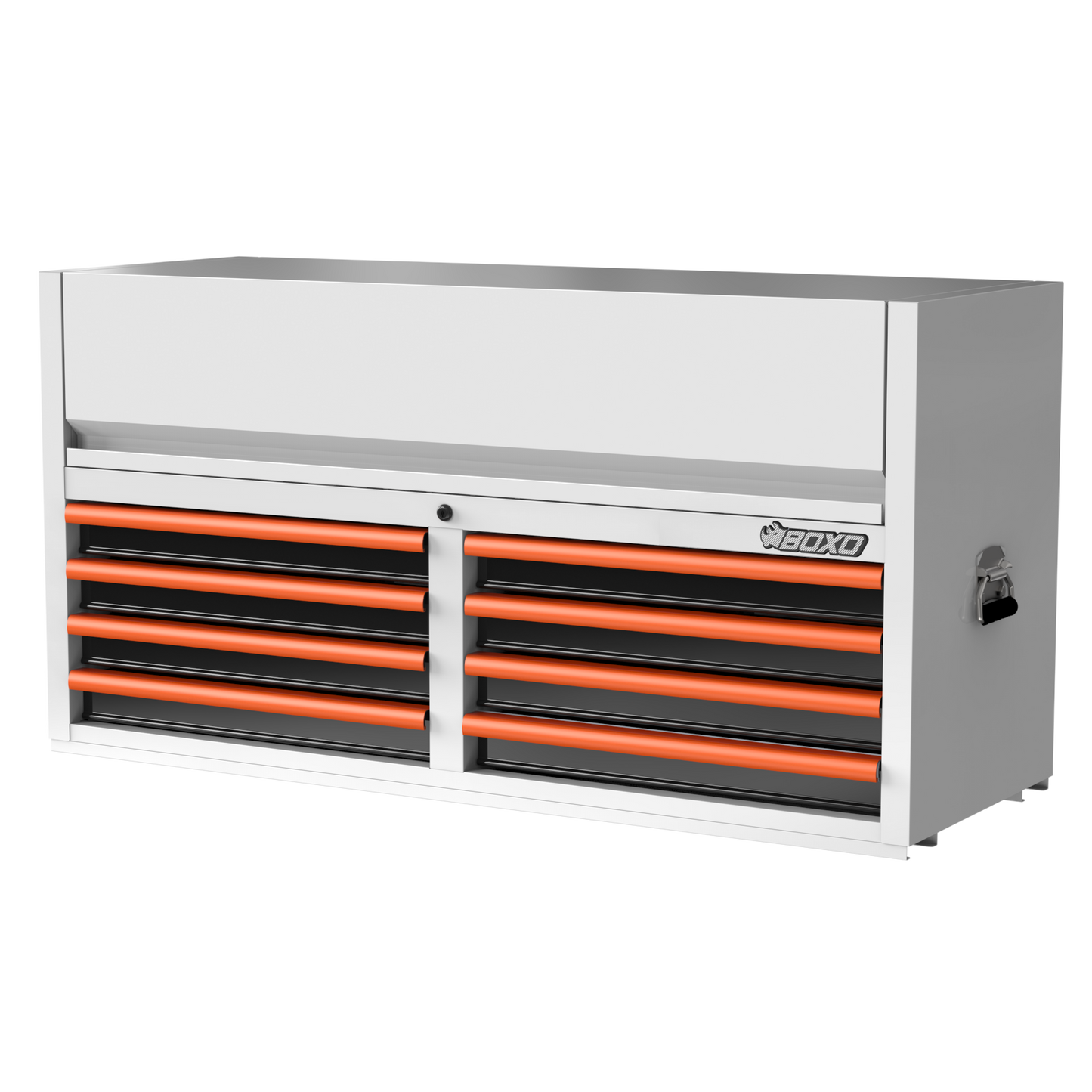 BOXO 53" 8 Drawer Top Box with Drawer Trim Pack - White Body with Trim Colour Options