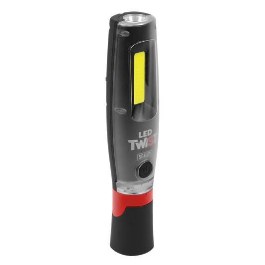 Rechargeable LED Twist® Inspection Light 20W COB & 3W SMD, 3000lm, Magnetic Base & Power Bank
