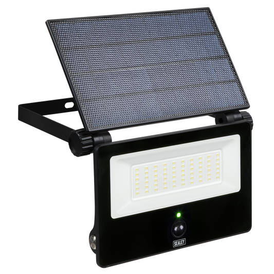 Extra-Slim Solar Floodlight with Wall Bracket 30W SMD LED