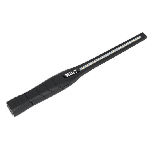 Rechargeable 360° Slim Inspection Light 8W & 1W SMD LED - Black