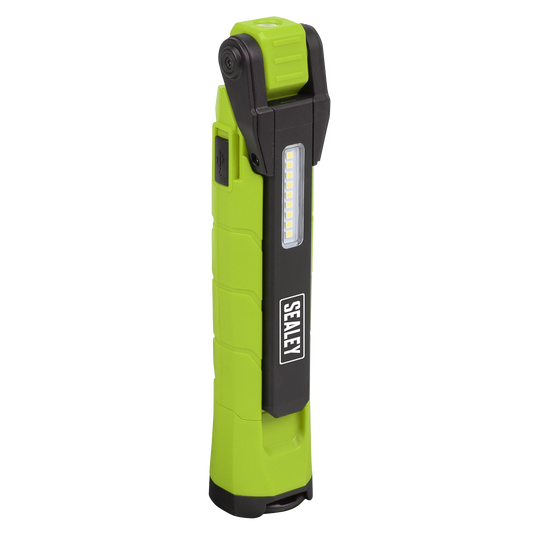 Rechargeable 360° Inspection Light 10W & 2 x 4W SMD LED - Green