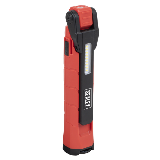 Rechargeable 360° Inspection Light 10W & 2 x 4W SMD LED - Red