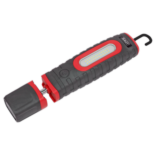 Rechargeable 360° Inspection Light 15W & 3W SMD LED - Red