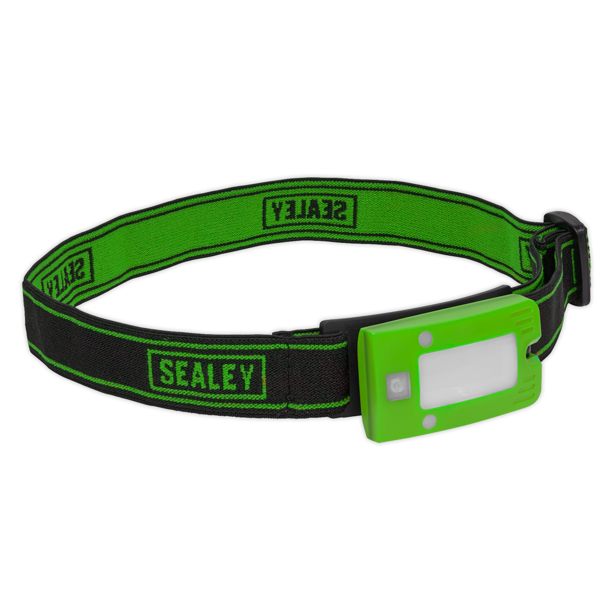 Rechargeable Head Torch with Auto-Sensor 2W COB LED - Green