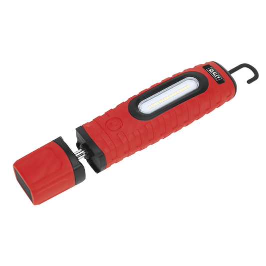 Rechargeable 360° Inspection Light 10W & 3W SMD LED - Red
